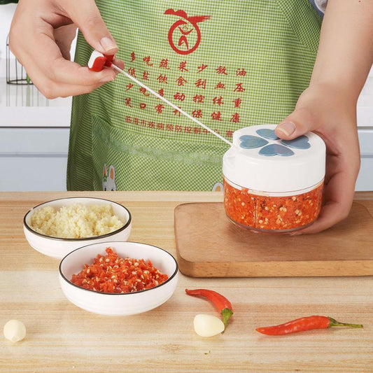 Mini manual garlic press, mash and pull garlic