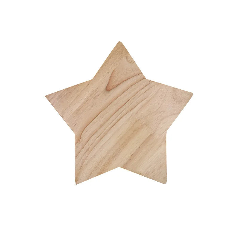 Wood Star Led Wall Light