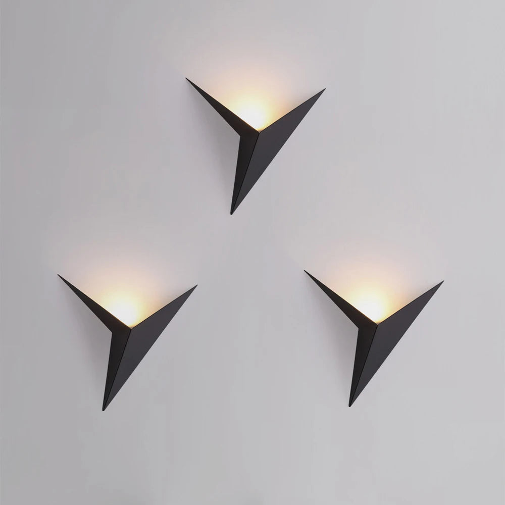 Minimalist Triangle Shape Wall Lamps