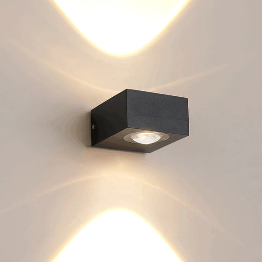 Dual Head Outdoor Wall Light