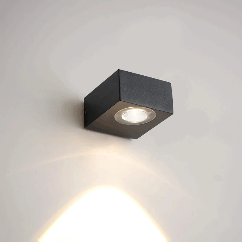 Dual Head Outdoor Wall Light