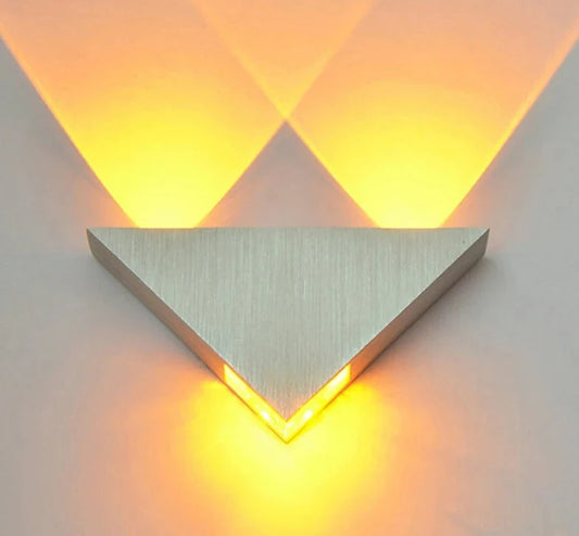 Aluminum Triangle Wall Light