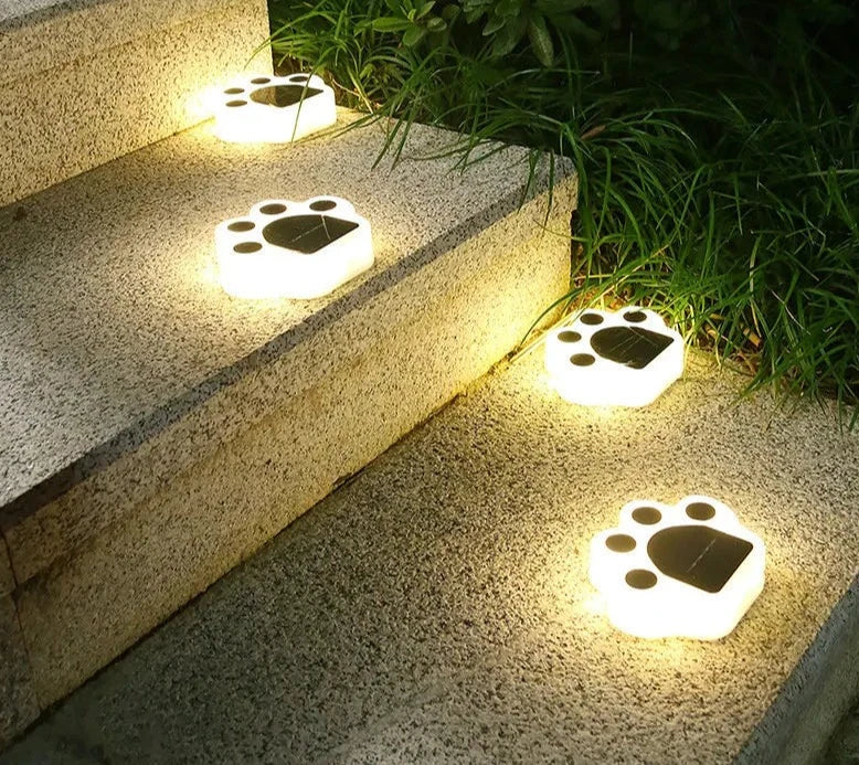 Animal Paw Solar Garden Light