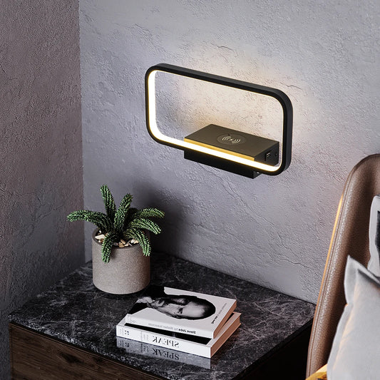 Wireless Bedside Wall Lamp