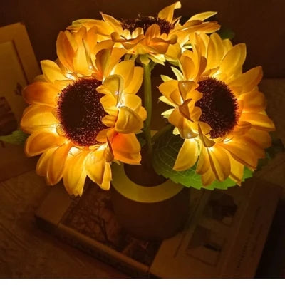 Rechargeable Sunflower Led Table Lamp