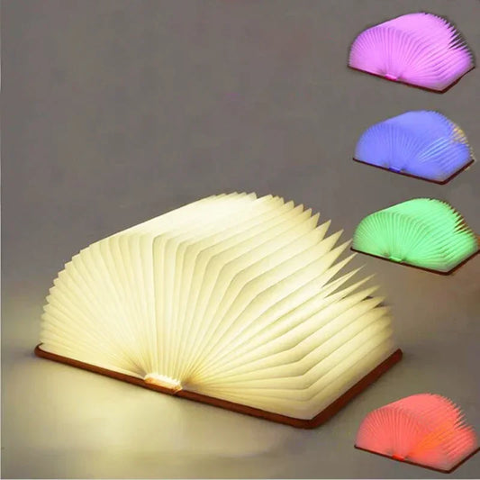 3D Folding Book LED Night Light