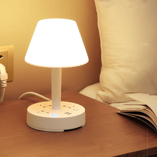 Led Table Lamp With Multiple Sockets