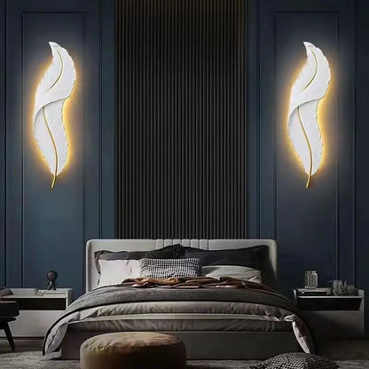 Modern Feather Wall Lamps