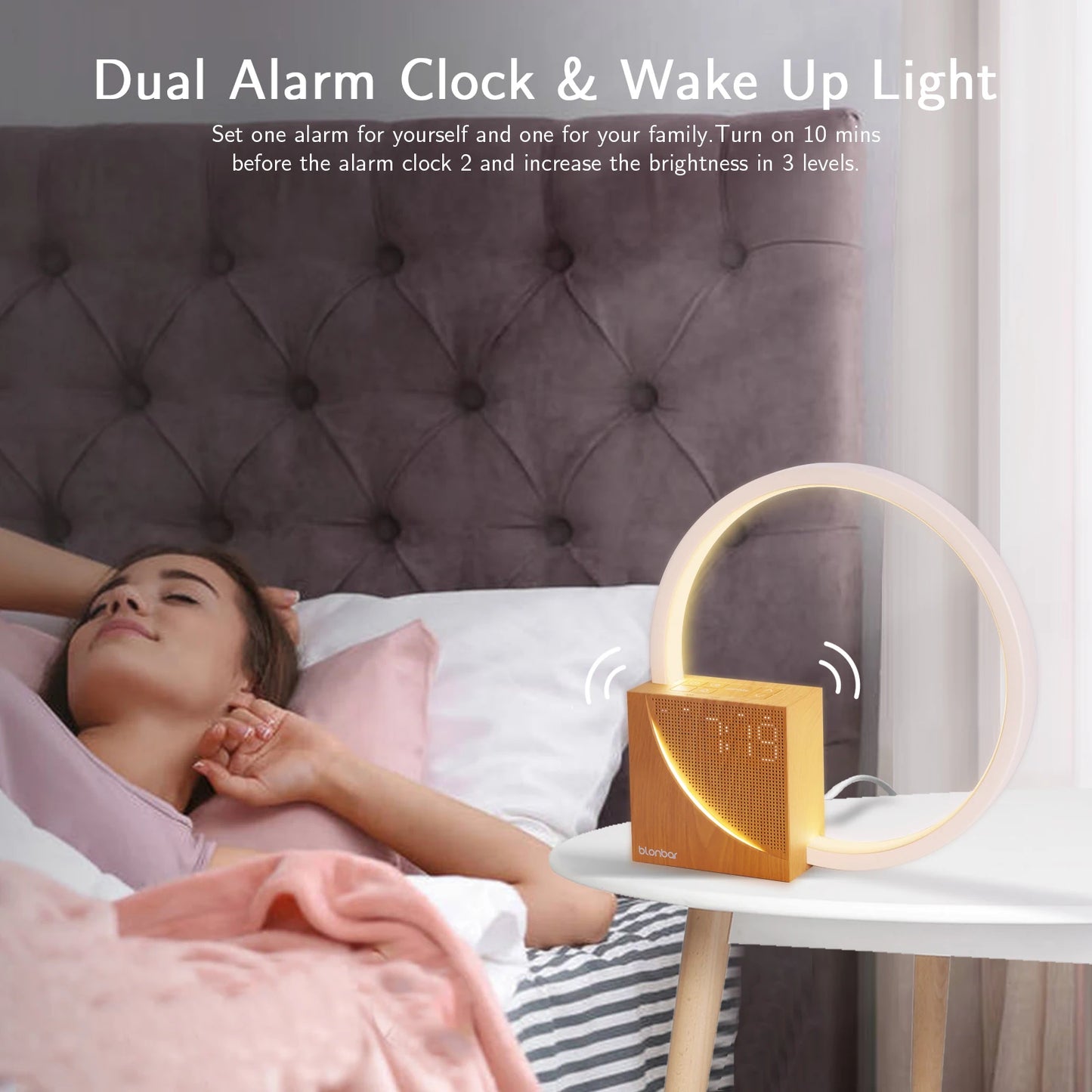 Multifunctional Bedside Touch Lamp