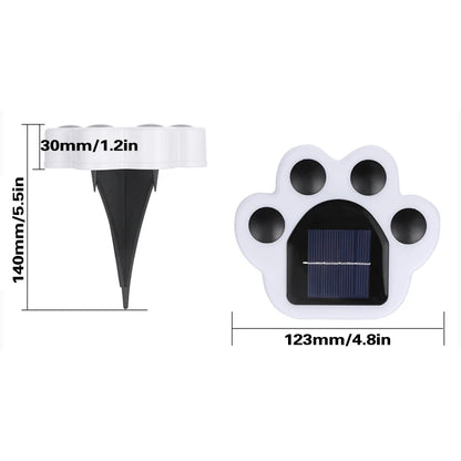 Animal Paw Solar Garden Light