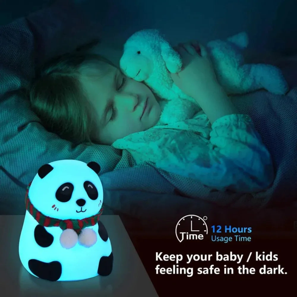 USB Rechargeable Panda Night Light