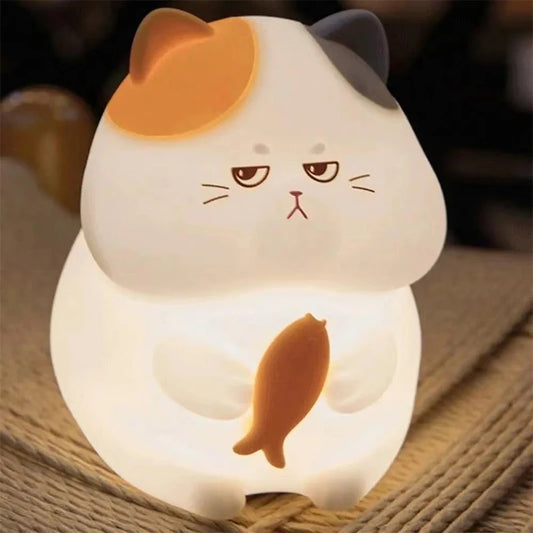 Rechargeable Greedy Cat Night Light