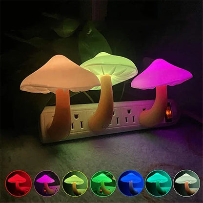 Mushroom Shape Plug Lights