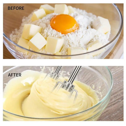 2pcs Stainless Steel Mixing Rods Blender Head Eggs Cream Flour Cake Stirrer Whisk For KHM2B W10490648 KHM926 Hand Mixer Beaters