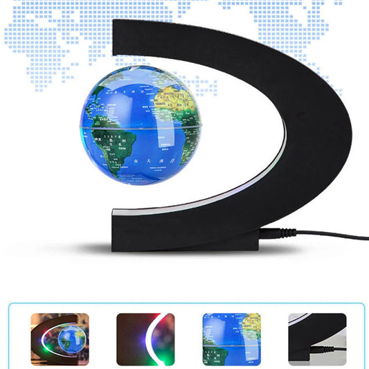 Rotating Globe LED Lamp