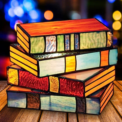 Stacked Book Shape Light