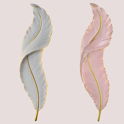 Modern Feather Wall Lamps