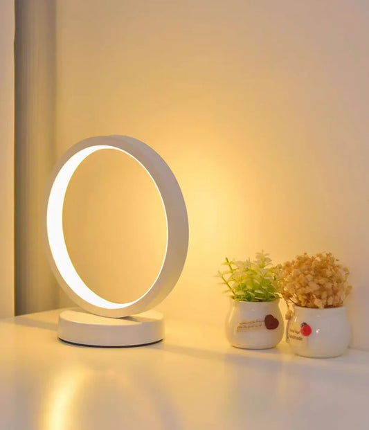 LED Circular Ring Table Lamp