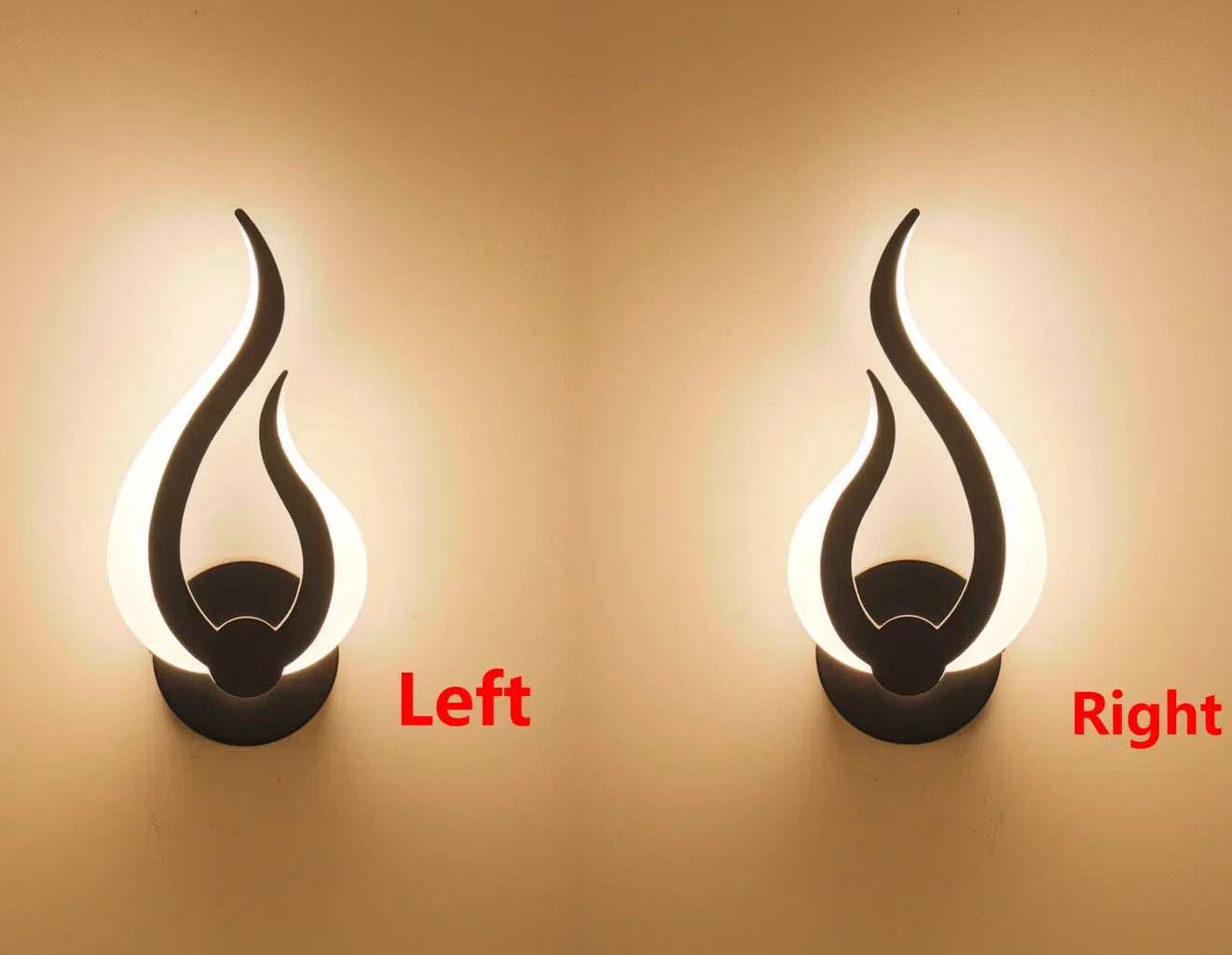 Flame Shape Wall Lamp