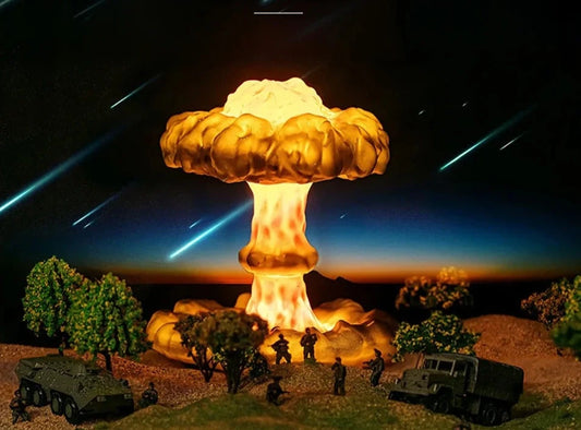 Nuclear Explosion Design Cloud Creative Lamp